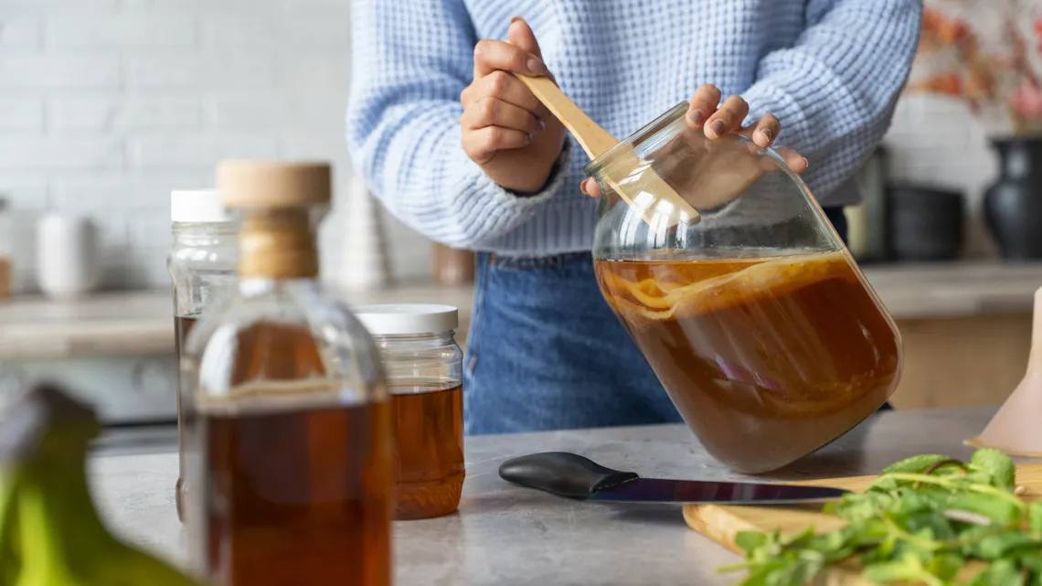 Комбуча своими руками: как вырастить чайный гриб, польза и вред для организма