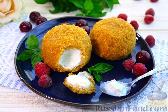 Откройте для себя новые сладкие радости: жареное мороженое и другие десерты