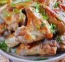 Необычные крылышки в медово-чесночном маринаде