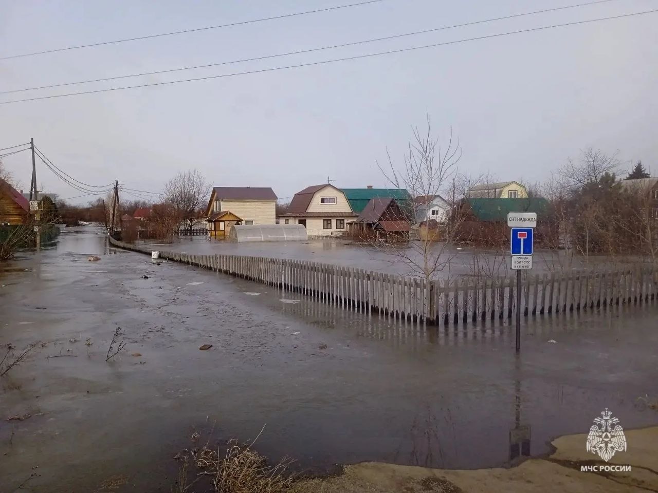 Режим ЧС ввели на территории Заречного и Спасского поселений Томского района Томской области из-за паводка
