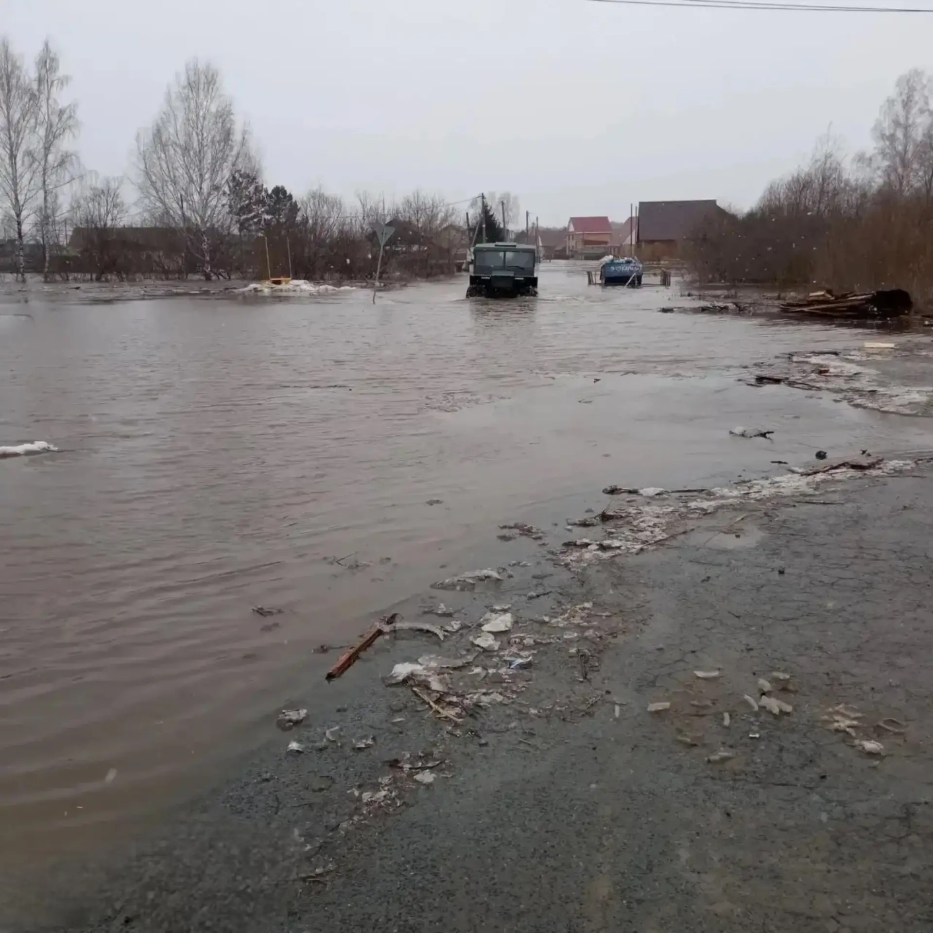 В Томске организовано проведение процессуальной проверки по факту затопления домов в деревне Чёрная Речка