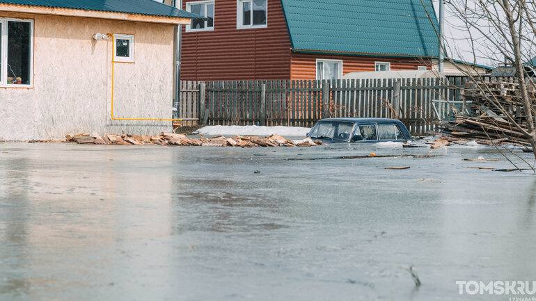 Более 120 участков подтопило на левом берегу Томи