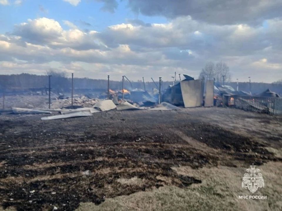 В Шегарском районе Томской области установлена предварительная причина пожара