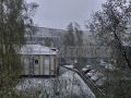 Над Томском в мае выпал снег — белым укрыло улицы, деревья и машины