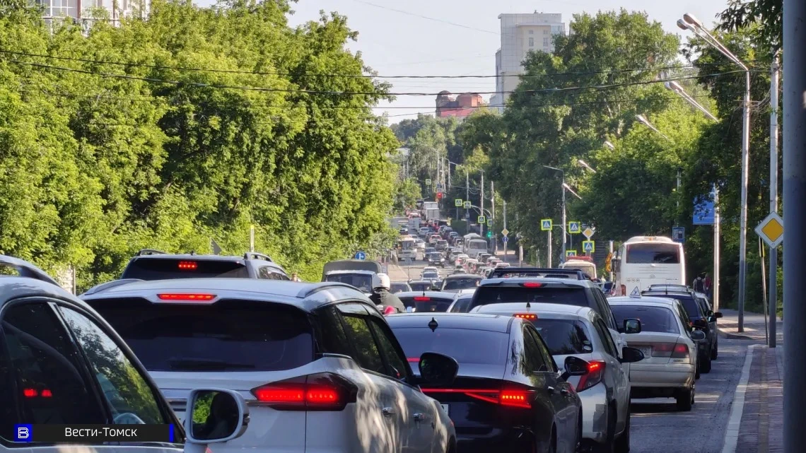 Томск парализован 8-балльной пробкой