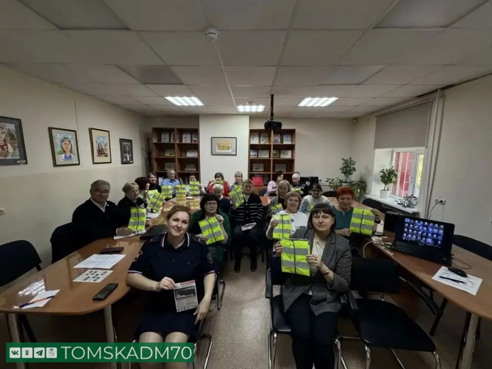 Мероприятие для безопасности пожилых пешеходов прошло в Томске