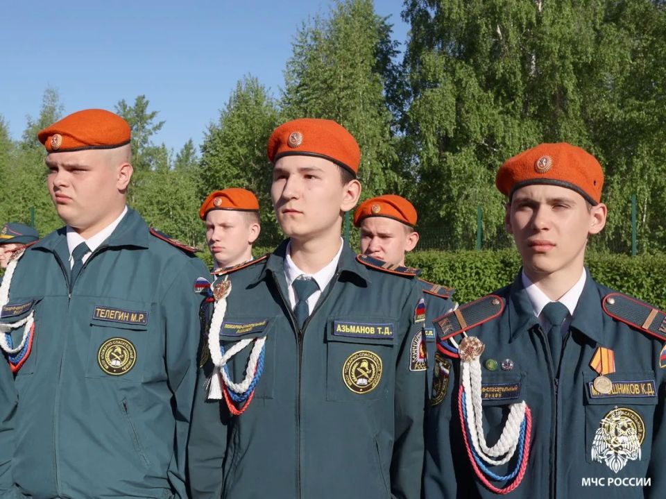 Томских спасателей поблагодарили за участие в специальной военной операции Томских спасателей поблагодарили за участие в специальной военной операции