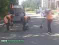 В Академгородке ведут гарантийный ремонт проездов