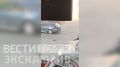 Мотоцикл оказался под колесами легкового автомобиля в Томске