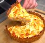 Нежный бананово-яблочный пирог для вкусного завтрака