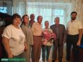 В Октябрьском районе поздравили супружескую пару с 65-летием семейной жизни