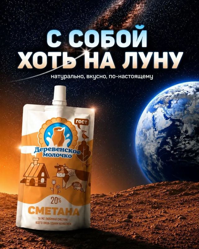 Сметана «Деревенского молочка» — теперь ещё удобнее!