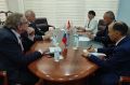 Владимир Мазур: Провели рабочую встречу с главой Иссык-Кульской области Бакытбеком Жетигеновым
