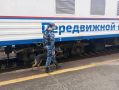 В Томске сотрудники транспортной полиции провели для детей экскурсию на «Поезде Победы»