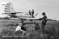 #архив_ТАСС_Сибирь. Курсанты-летчики беседуют после полета