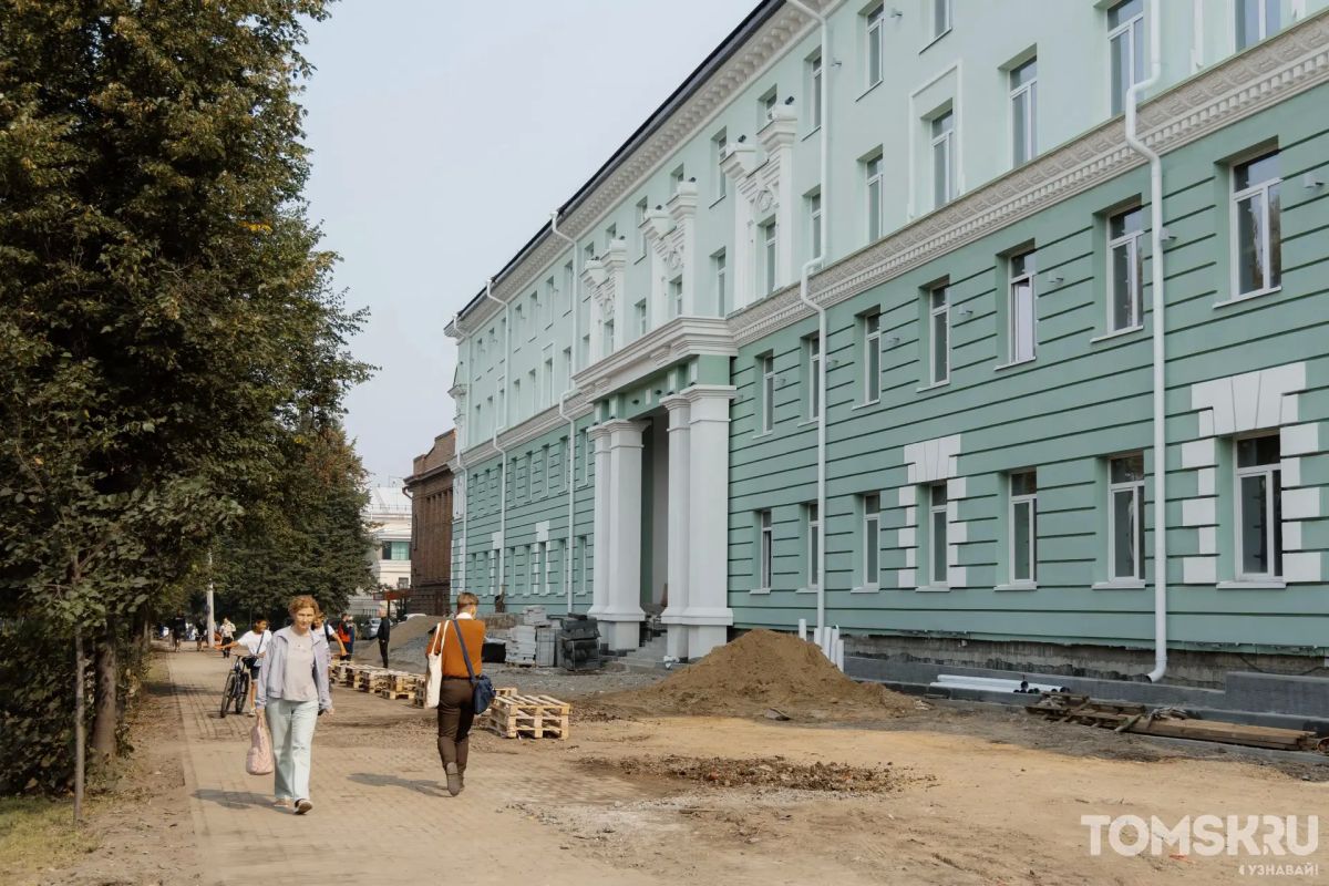 Новый корпус ТГУ на проспекте Ленина почти готов Новый корпус ТГУ на проспекте Ленина почти готов