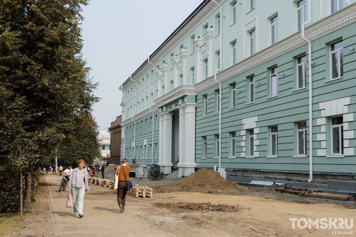 Новый корпус ТГУ на проспекте Ленина почти готов Новый корпус ТГУ на проспекте Ленина почти готов