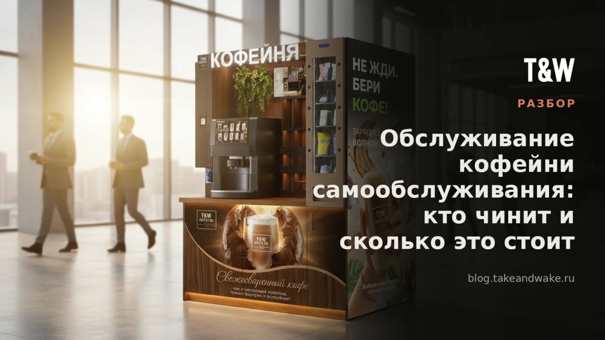 Кто отвечает за ремонт кофейни самообслуживания?