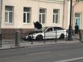 ДТП на проспекте Ленина: Mercedes съехал на тротуар и сбил пешехода