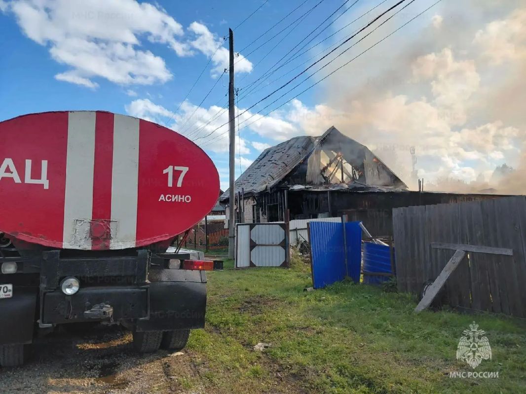 Ребенок погиб при пожаре в Асино Ребенок погиб при пожаре в Асино