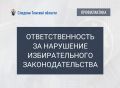 Следственное управление СК России по Томской области напоминает об ответственности за нарушение избирательного законодательства