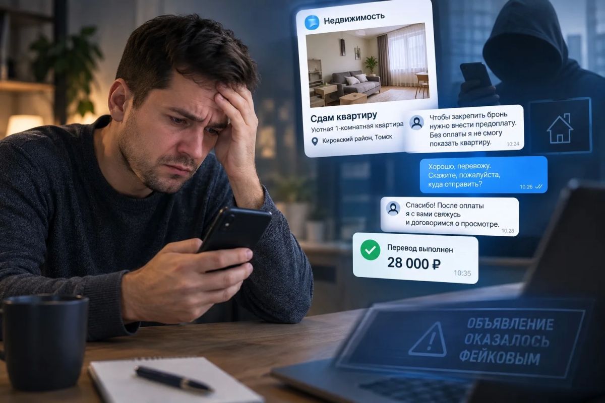 Аренда по предоплате: томич потерял деньги на аренде квартиры