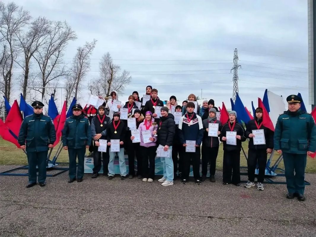 Юные пожарные продемонстрировали свои навыки