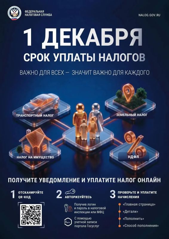 Томичам напоминают: срок уплаты налогов – 1 декабря