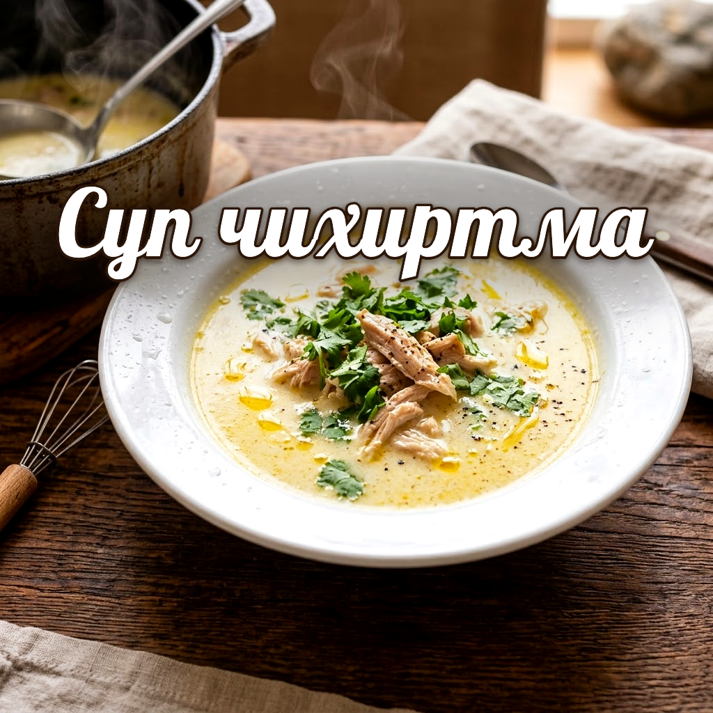 Чихиртма без хлопьев: грузинский суп с курицей, яйцом и лимоном