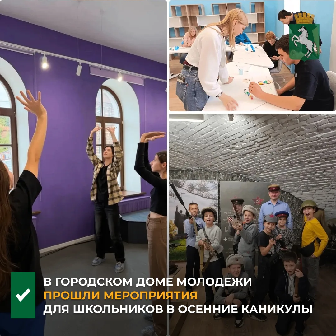 26, 27 и 30 октября в Доме молодежи прошли мероприятия для школьников